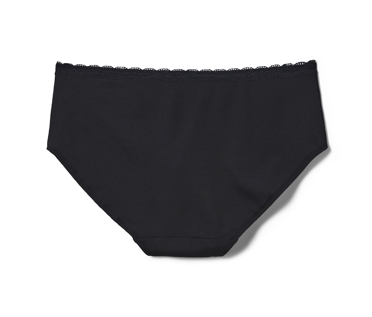 Une culotte noire unique d'un ensemble de 5.