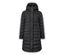 Manteau matelassé à capuche, noir - Noire
