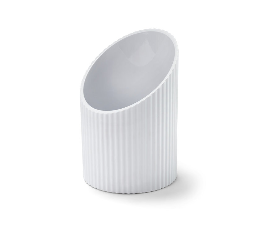 Support pour ustensiles blanc.