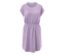Robe en jersey lilas avec manches courtes et taille élastique.