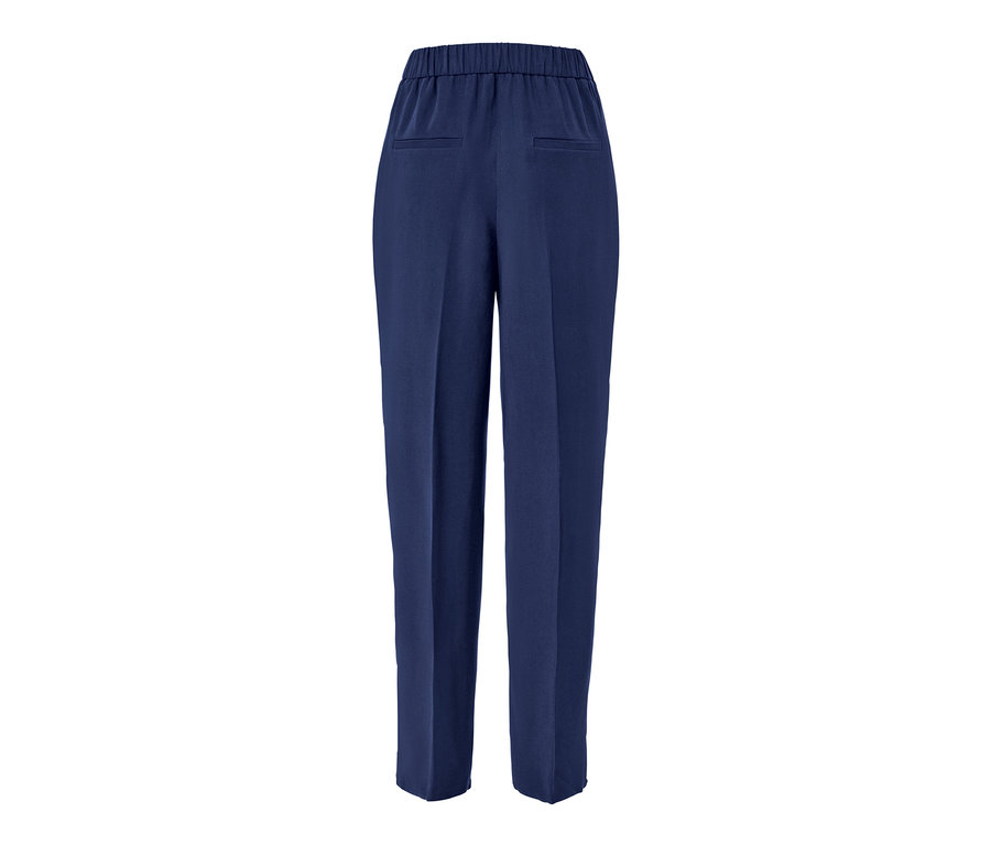 Pantalon tissé bleu.