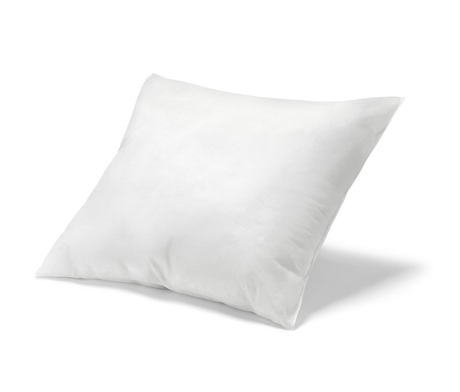 Un coussin de garnissage blanc.