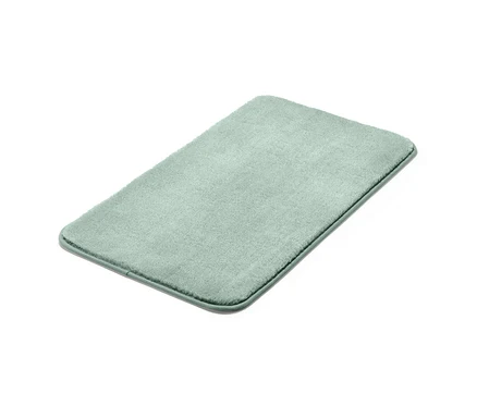 Tapis de bain vert, env. 70 x 40 cm.