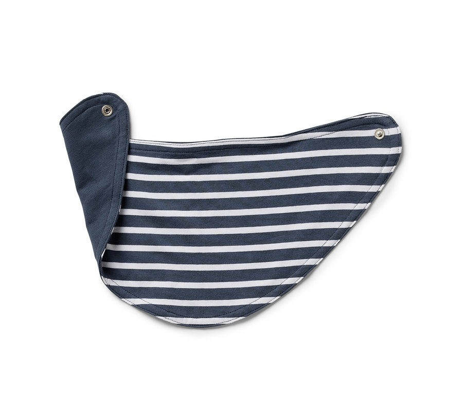 Bavoir rayé de l'ensemble pour bébé, 3 pièces.