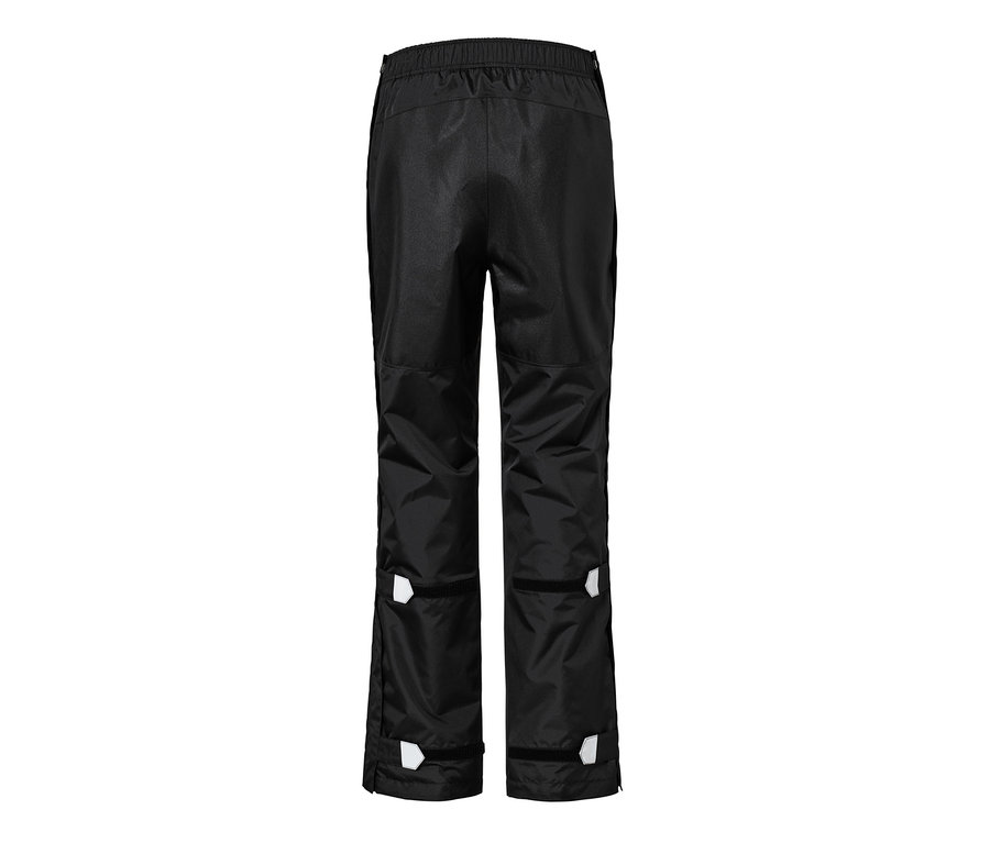 Pantalon imperméable unisexe high tech noir.
