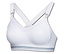 Soutien-gorge de sport blanc High Impact SCHIESSER avec bretelles croisées.