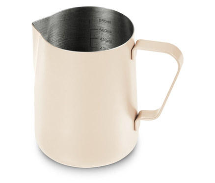 Pichet à lait beige.