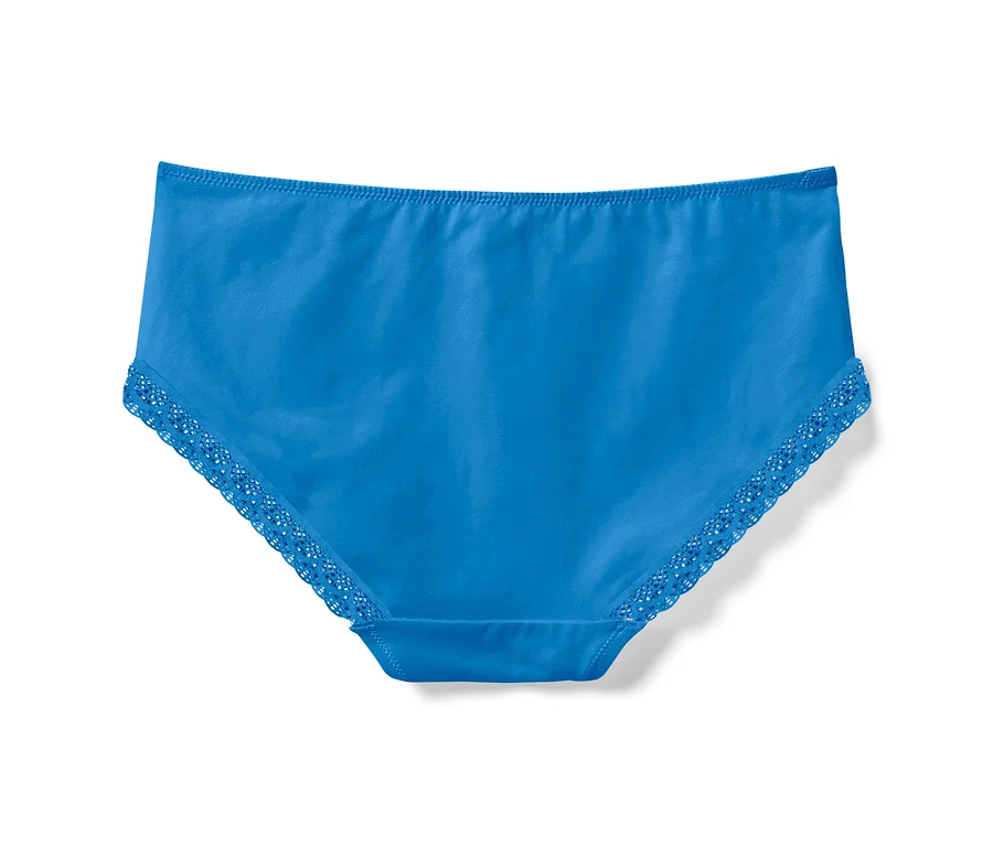 2 culottes bleues.