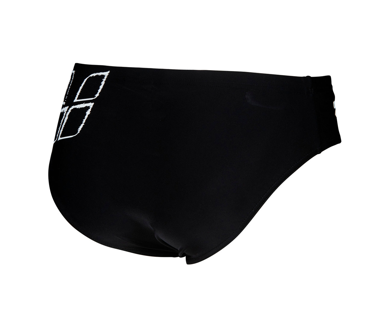 Maillot de bain slip arena Scratchy, noir.