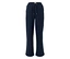 Pantalon de jogging ample bleu foncé avec taille élastique, cordon de serrage et poches latérales.