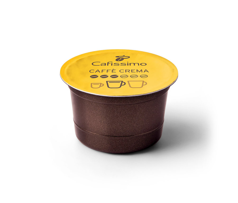 Une capsule individuelle de Cafissimo Caffè Crema mild (doux).