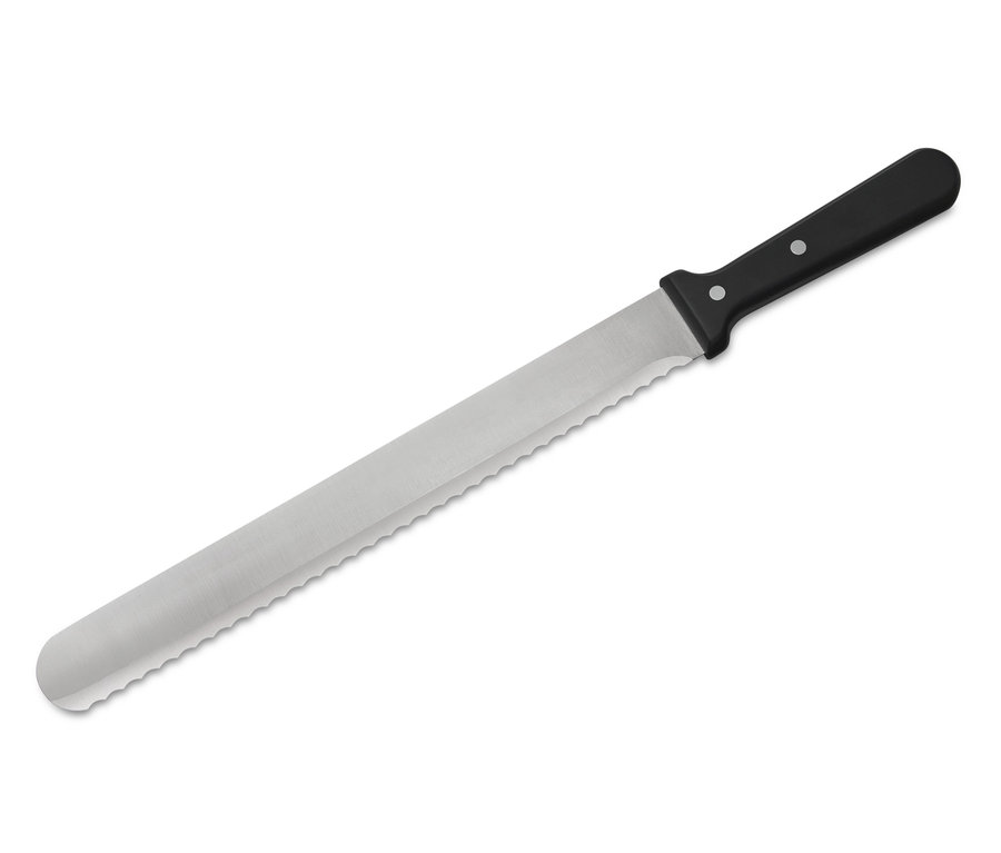 Outil de découpe pour fonds de tarte avec couteau de pâtissier et à glaçage.