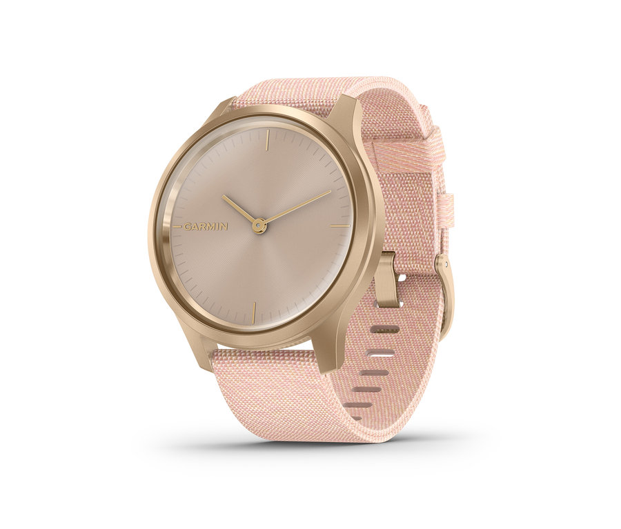 Gros plan sur une montre intelligente Garmin Smartwatch « vivomove ».