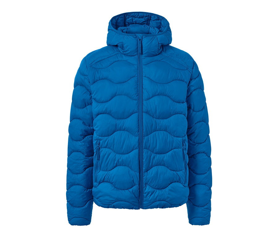 Veste matelassée bleue.