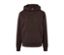 Sweatshirt à capuche, marron foncé - Marron foncé