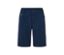 Short fonctionnel en softshell bleu foncé.