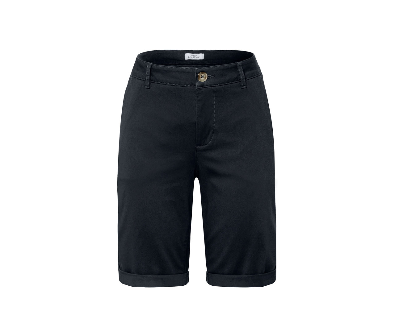 Short chino bleu marine.
