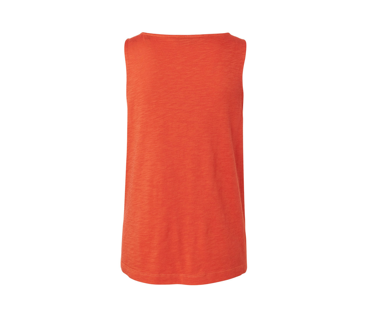 Haut orange en mélange de modal.