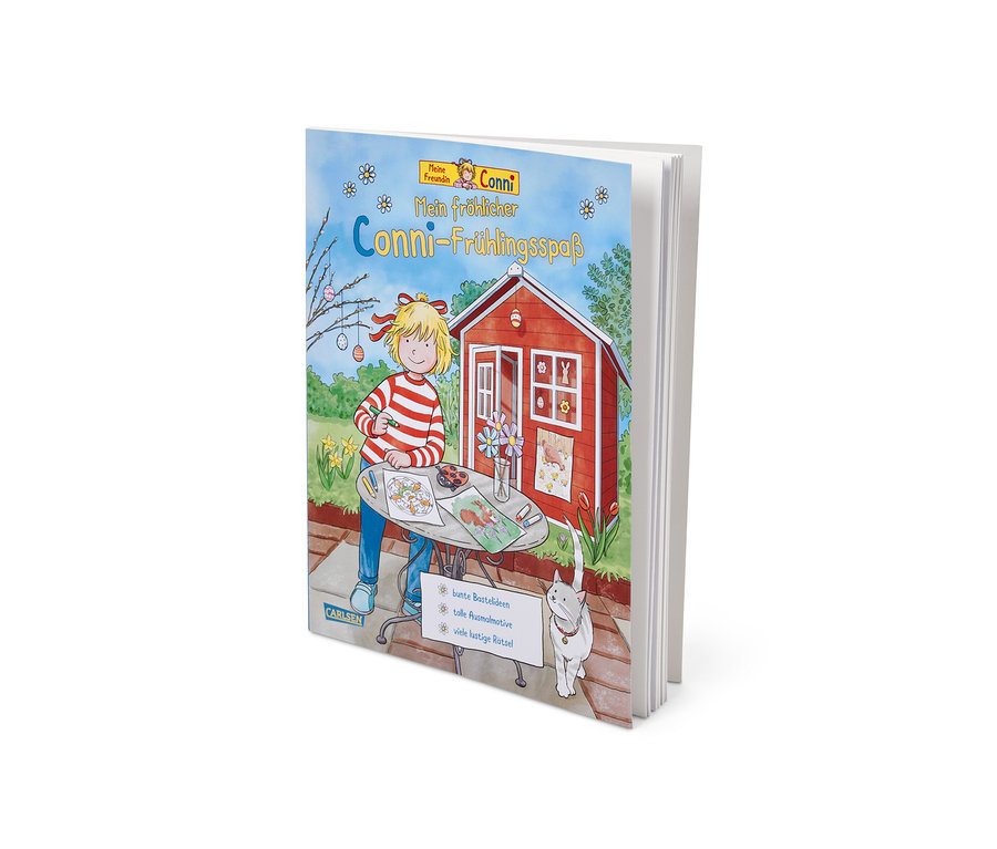 Image du livre « Mon joyeux printemps avec Conni » (en allemand).