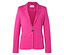 Blazer rose avec un bouton.
