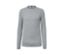 Pull en maille gris chiné.
