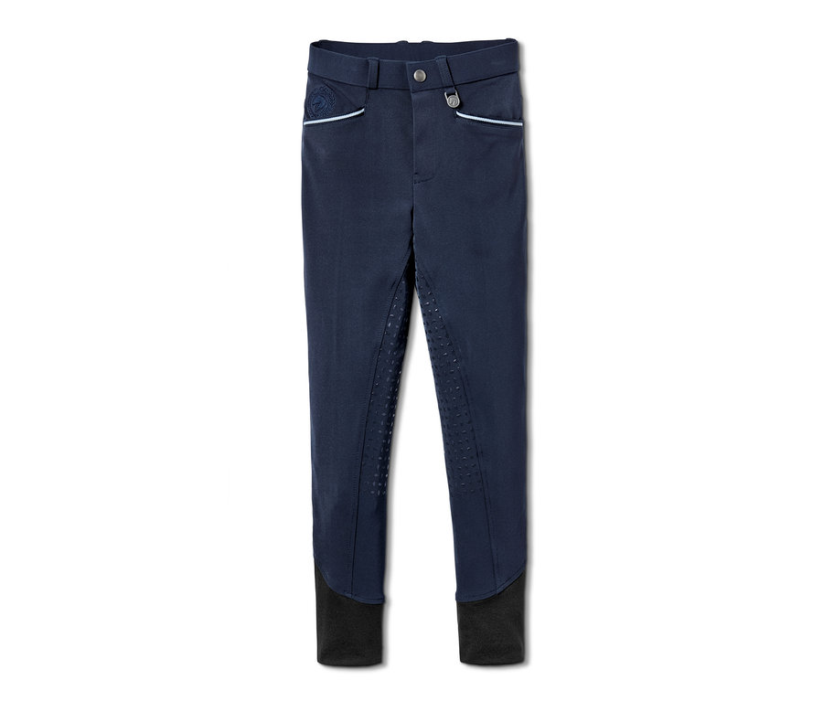 Pantalon d'équitation full grip marine.