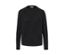 Pull en maille torsadée noir.