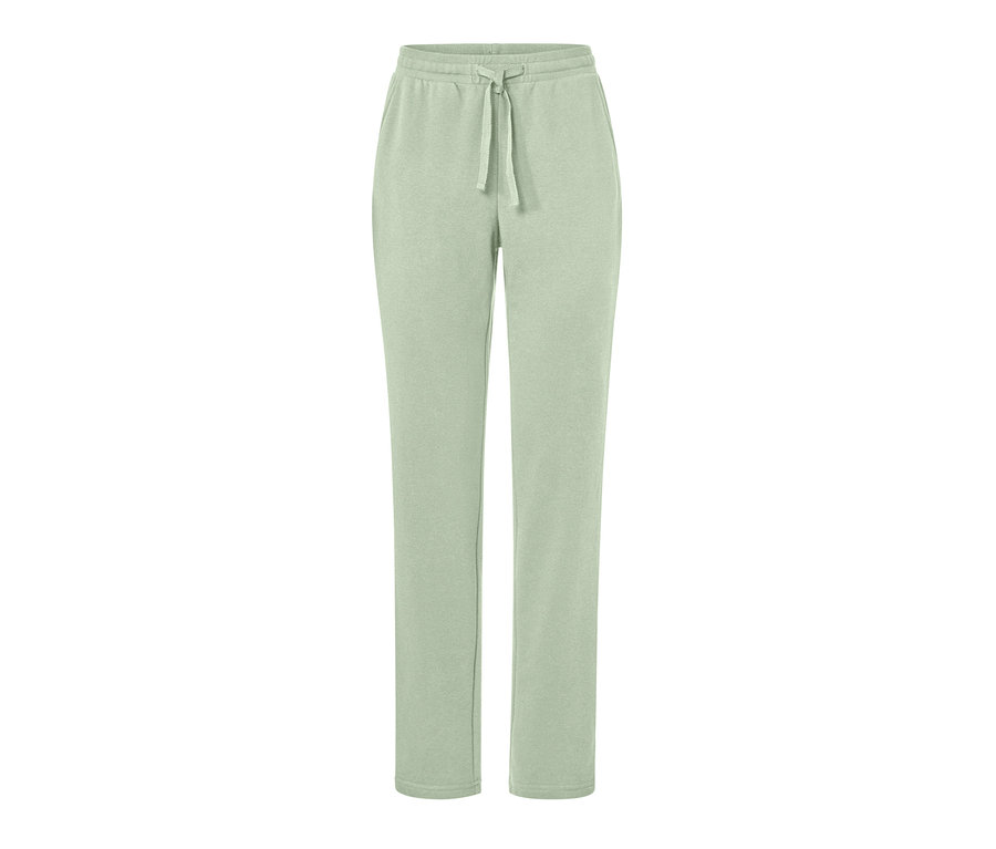 Pantalon d’intérieur vert clair avec cordon de serrage à la taille.