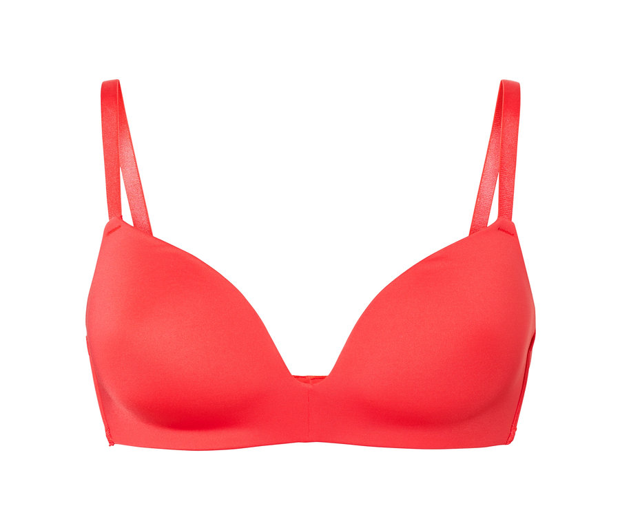 Soutien-gorge à coques souples rouge.