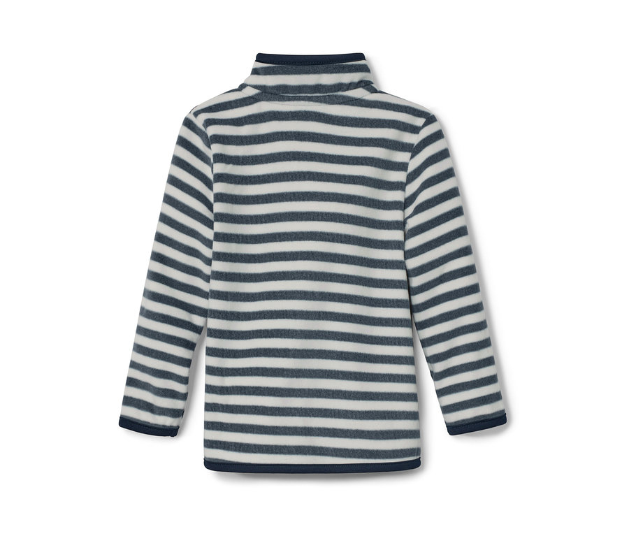 Jaquette en polaire pour enfant, marinière.