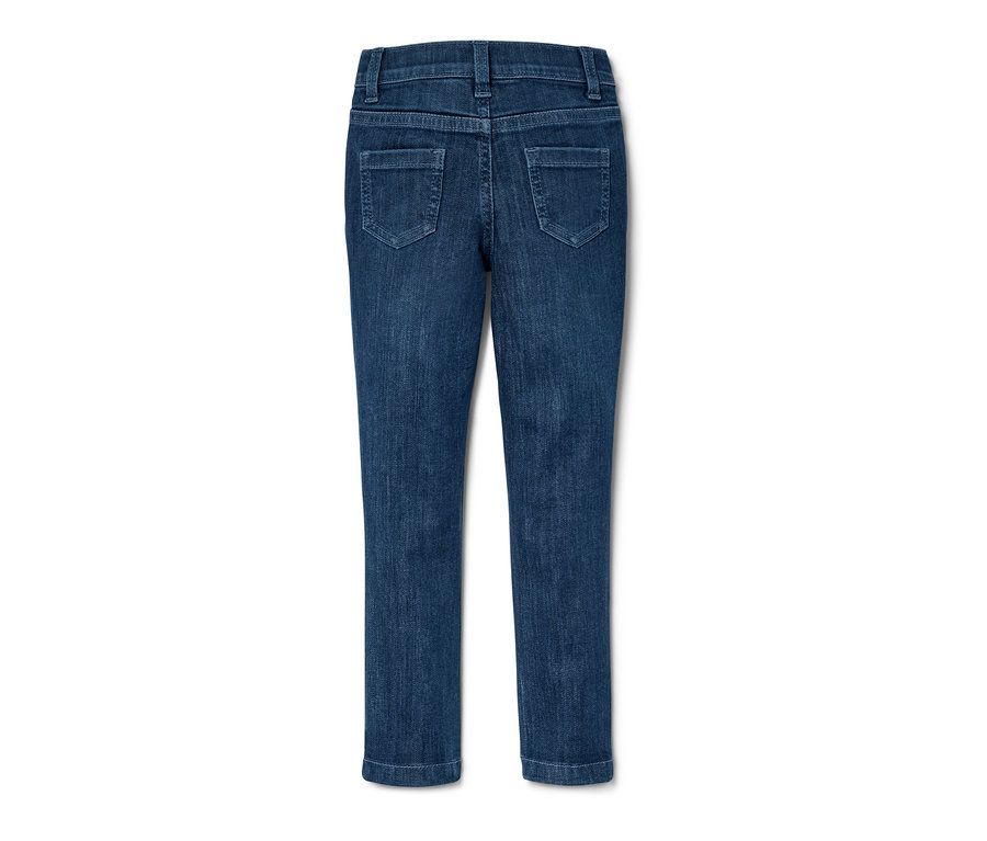 Vue détaillée de l'arrière d'un jean pour enfant – Coupe « Lotta ».