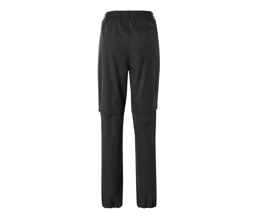 Pantalon technique 2 en 1 noir vu de dos.