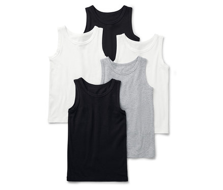 5 maillots de corps pour enfant