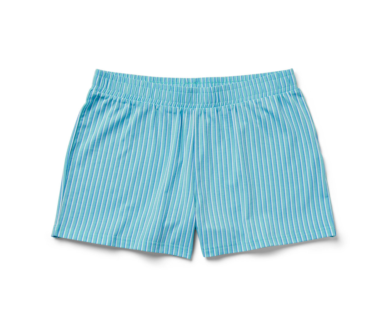Short rayé bleu.
