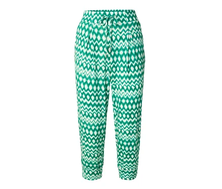 Pantalon 3/4 en jersey imprimé.
