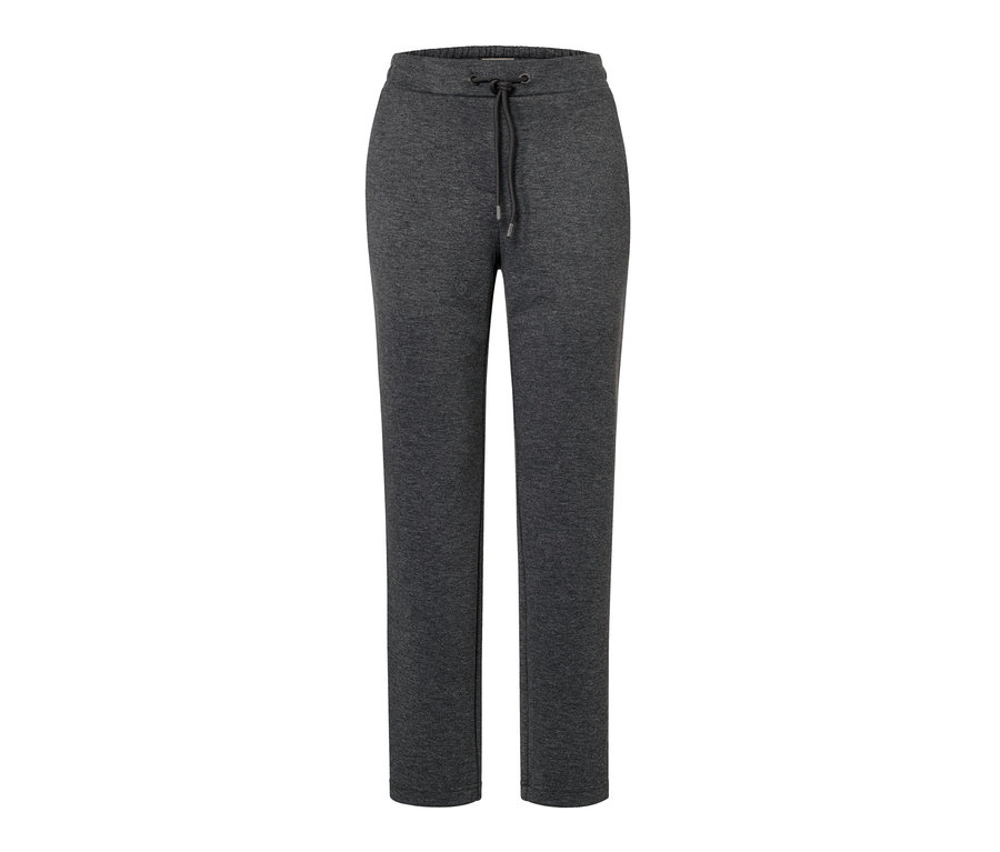 Pantalon de jogging gris avec cordon de serrage à la taille.