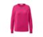 Pull en maille fine mérinos framboise.