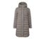 Manteau matelassé à capuche, taupe - Taupe