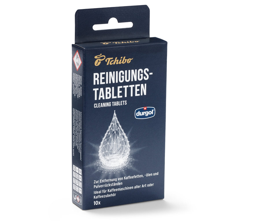 Pastilles de nettoyage durgol®​ pour les huiles de café