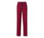Pantalon relax en flanelle rouge à carreaux.