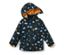Veste de pluie thermique pour tout petit, bleu foncé imprimé intégral - Bleu foncé à imprimé intégral multicolore