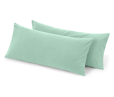 2 taies d’oreiller en microfibre