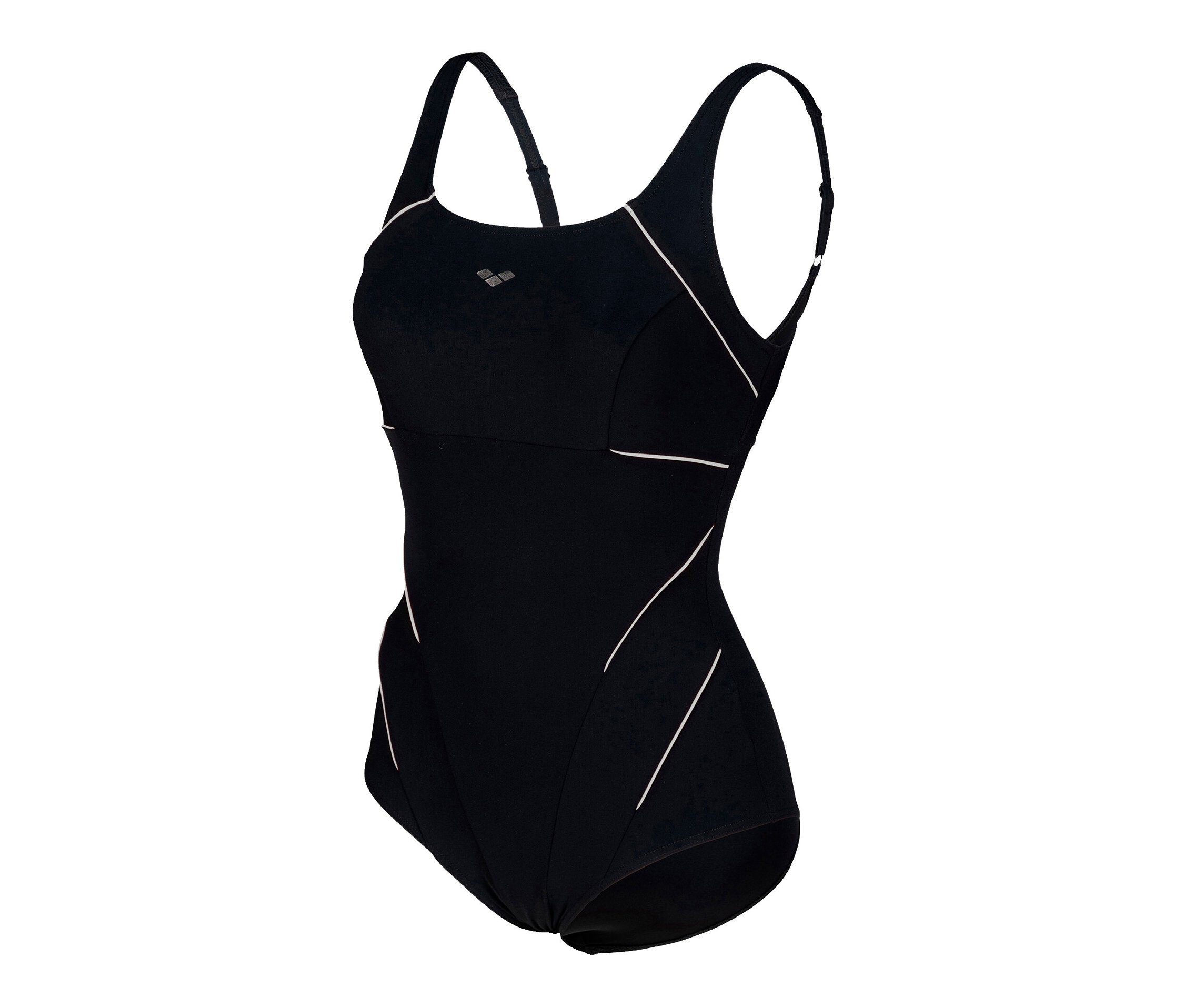 Maillot de bain arena Shapewear pour femmes Jewel R bonnet C bas noir.