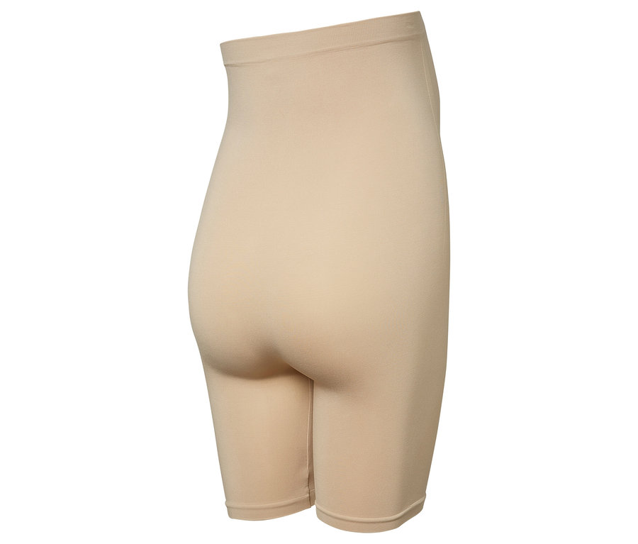 Shorty de grossesse beige moulant MAMALICIOUS MLTIA JEANNE SHORTS NOOS.