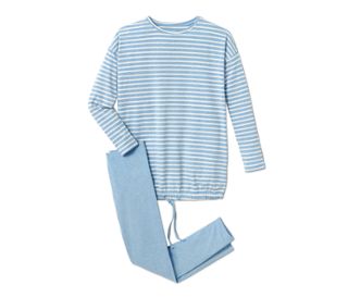 Bleu clair-blanc