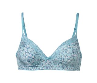 Turquoise avec imprimé floral intégral