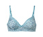 Turquoise avec imprimé floral intégral
