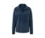 Sweat-shirt d’intérieur bleu marine avec col et manches longues.