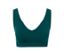 Brassière de sport sans coutures vert émeraude.