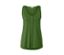 Haut vert avec patte de boutonnage.